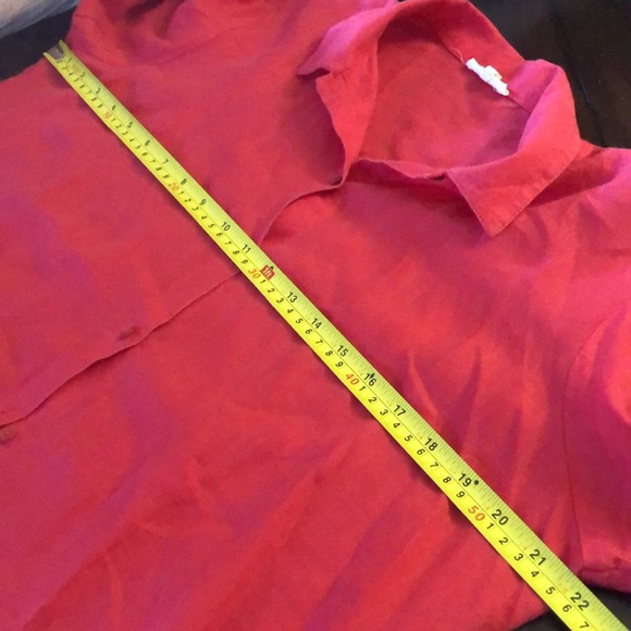 🌺Eileen Fisher Linen button down cuff sleeved, collared shirt / cardigan - Picture 9 of 9